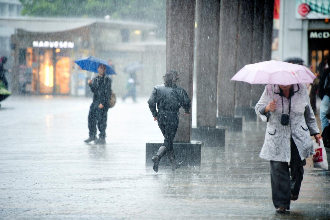 Regn er ikkje dårleg vêr. Det er berre vêr.